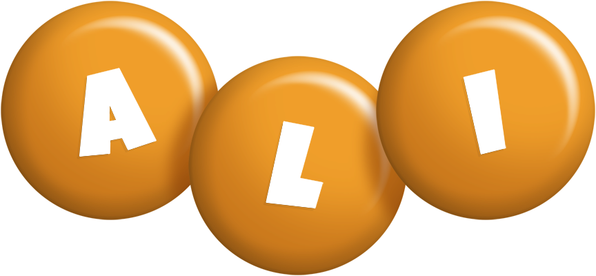 Ali candy-orange logo