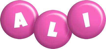 Ali candy-pink logo