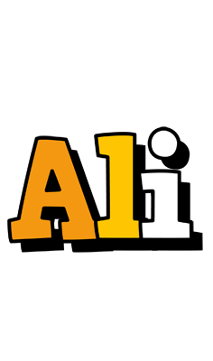 Ali cartoon logo