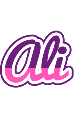 Ali cheerful logo