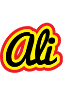 Ali flaming logo