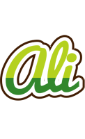 Ali golfing logo