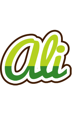 Ali golfing logo