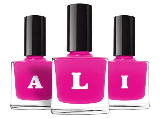 Ali nails logo