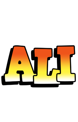 Ali sunset logo