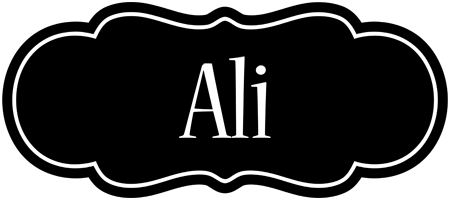 Ali welcome logo