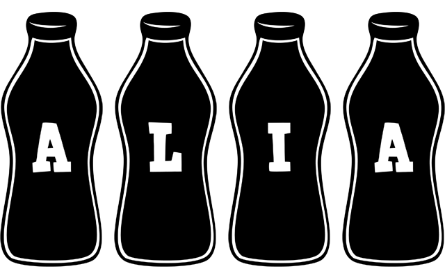Alia bottle logo