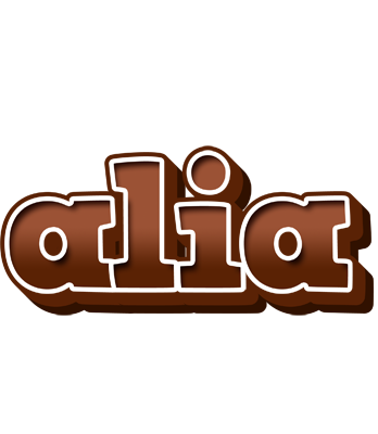 Alia brownie logo
