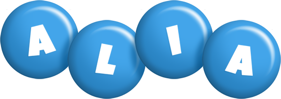Alia candy-blue logo