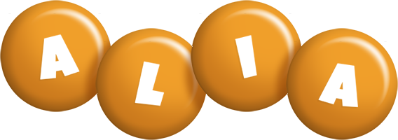 Alia candy-orange logo