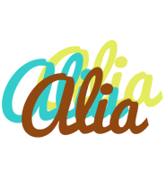 Alia cupcake logo