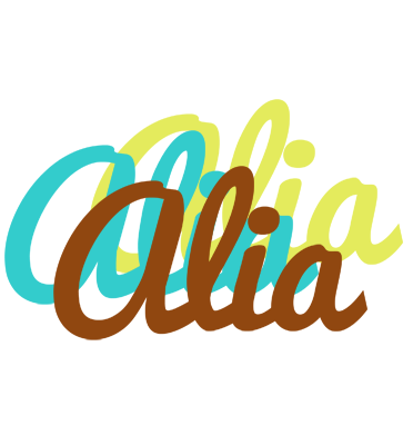 Alia cupcake logo