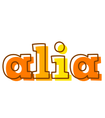 Alia desert logo