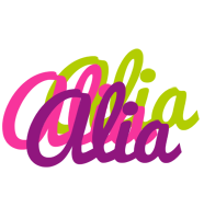 Alia flowers logo