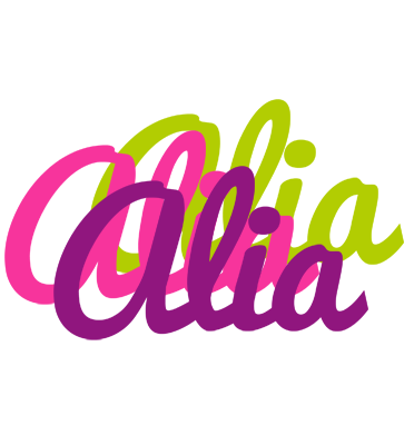 Alia flowers logo