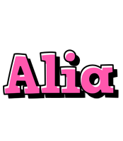 Alia girlish logo