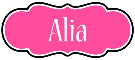 Alia invitation logo