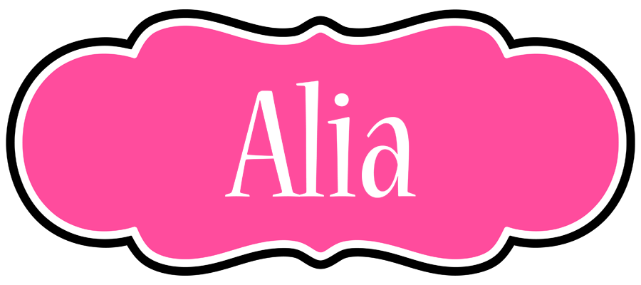 Alia invitation logo