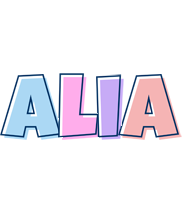Alia pastel logo