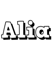 Alia snowing logo