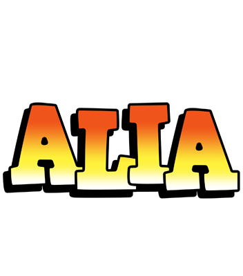 Alia sunset logo