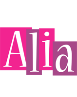 Alia whine logo