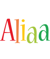 Aliaa birthday logo