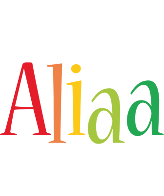 Aliaa birthday logo