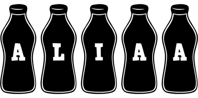 Aliaa bottle logo