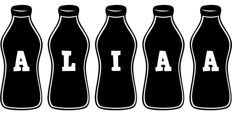 Aliaa bottle logo