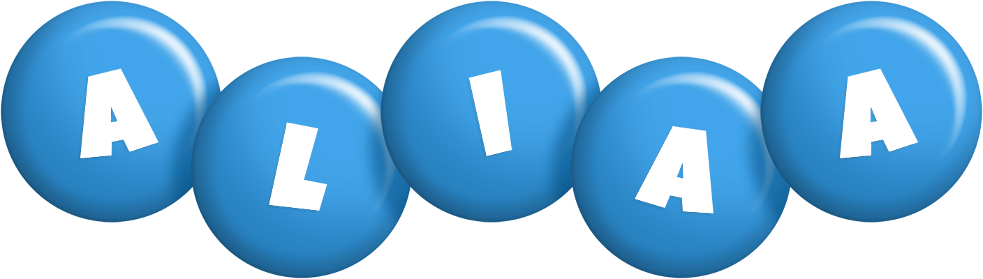 Aliaa candy-blue logo