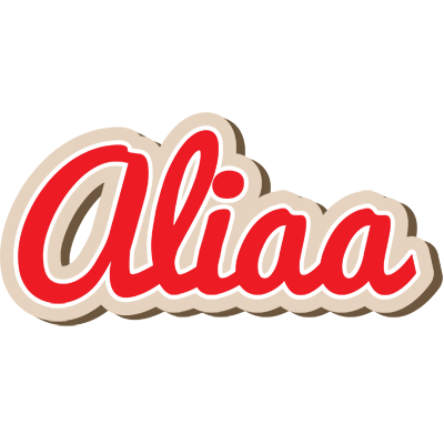 Aliaa chocolate logo