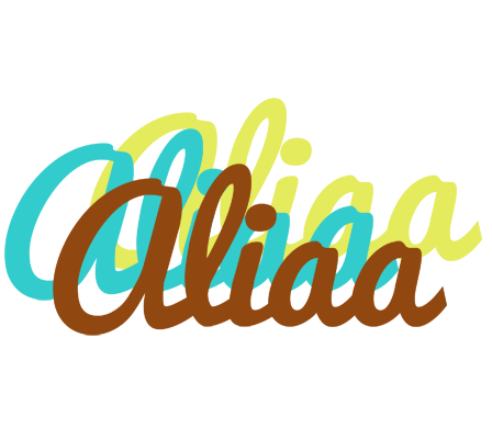 Aliaa cupcake logo