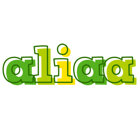 Aliaa juice logo