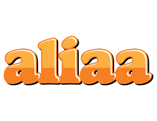 Aliaa orange logo