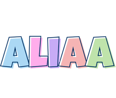 Aliaa pastel logo