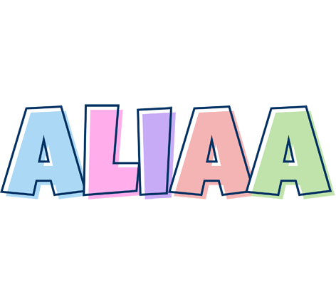 Aliaa pastel logo