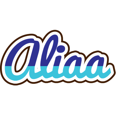 Aliaa raining logo
