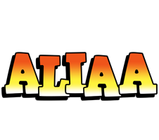 Aliaa sunset logo