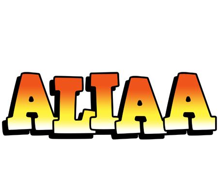 Aliaa sunset logo
