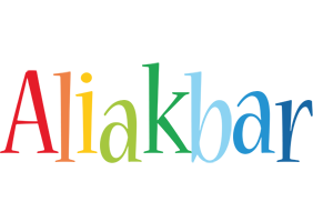 Aliakbar birthday logo