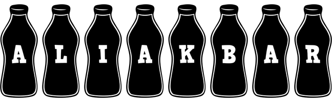 Aliakbar bottle logo