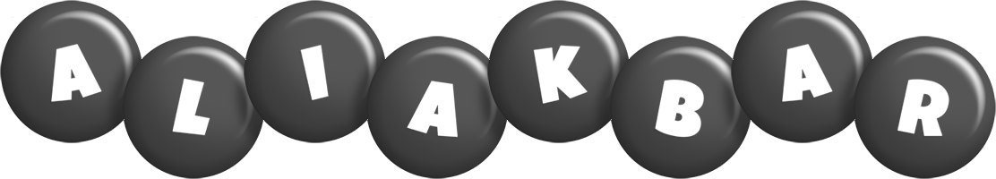 Aliakbar candy-black logo