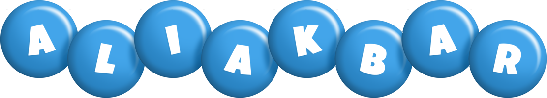 Aliakbar candy-blue logo