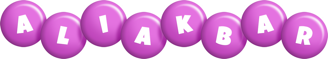 Aliakbar candy-purple logo