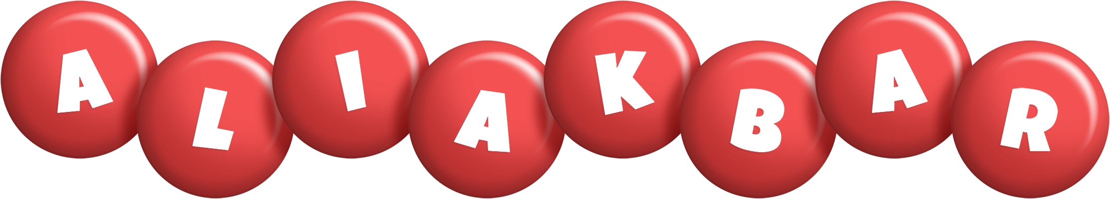 Aliakbar candy-red logo
