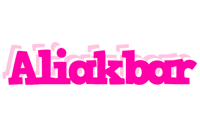 Aliakbar dancing logo