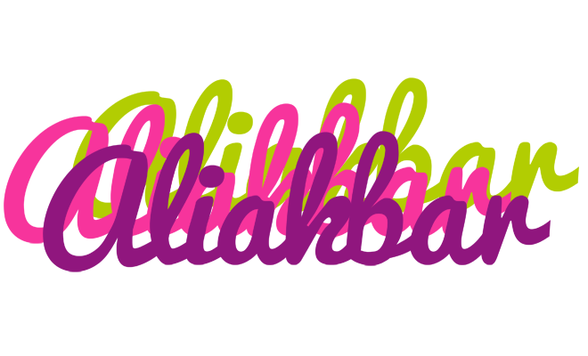 Aliakbar flowers logo