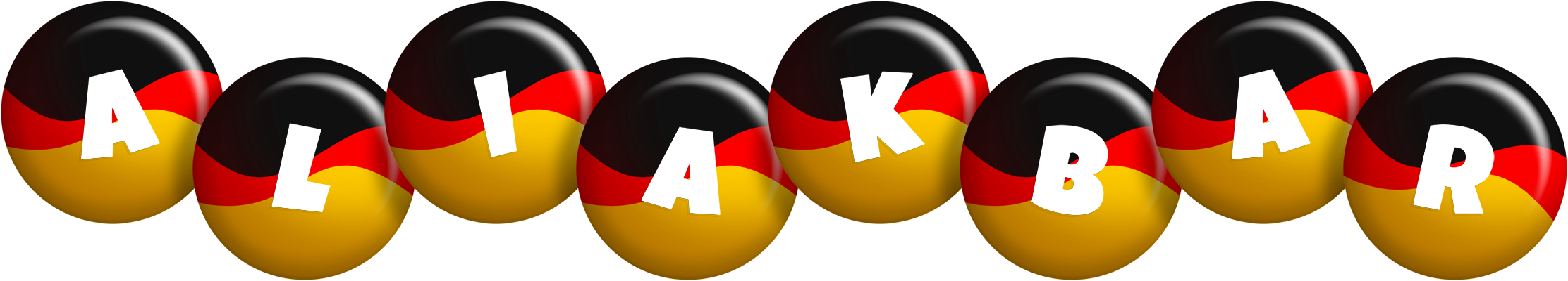 Aliakbar german logo