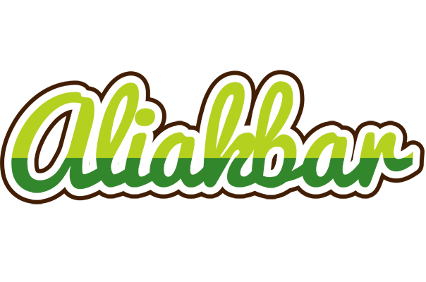Aliakbar golfing logo